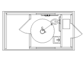 Travis 1101P floorplan.